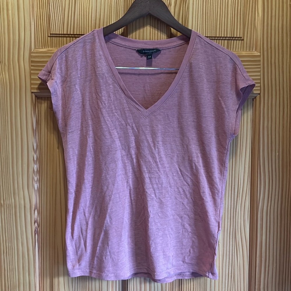 Banana Republic, XS, pink shirt.